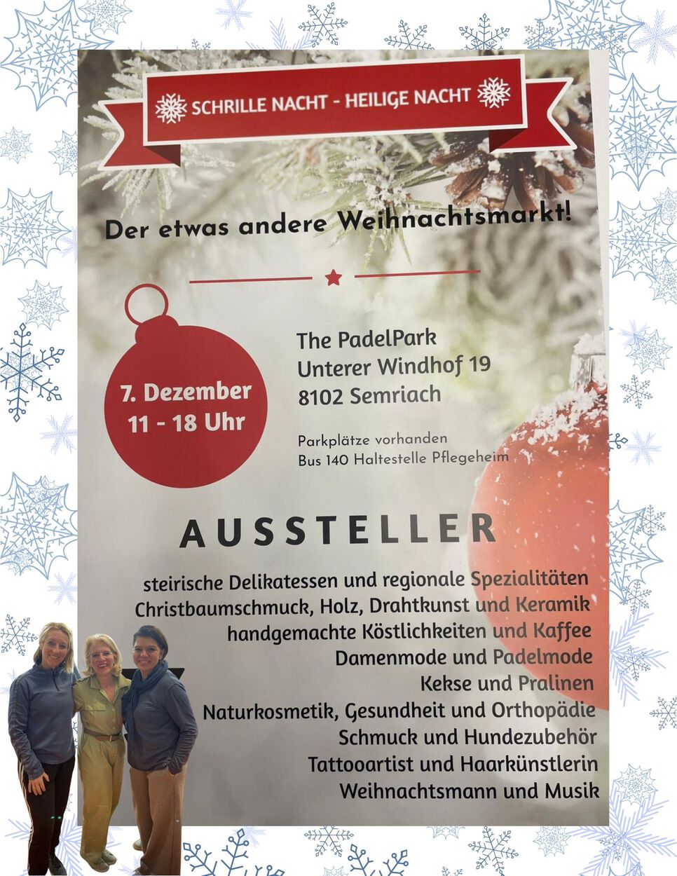 Der etwas andere Weihnachtsmarkt in The Padel Park!