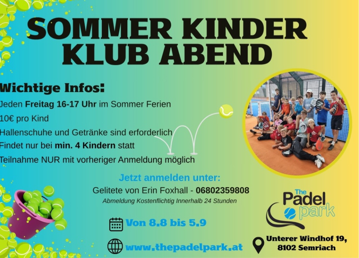 Kinder Club Abend! 