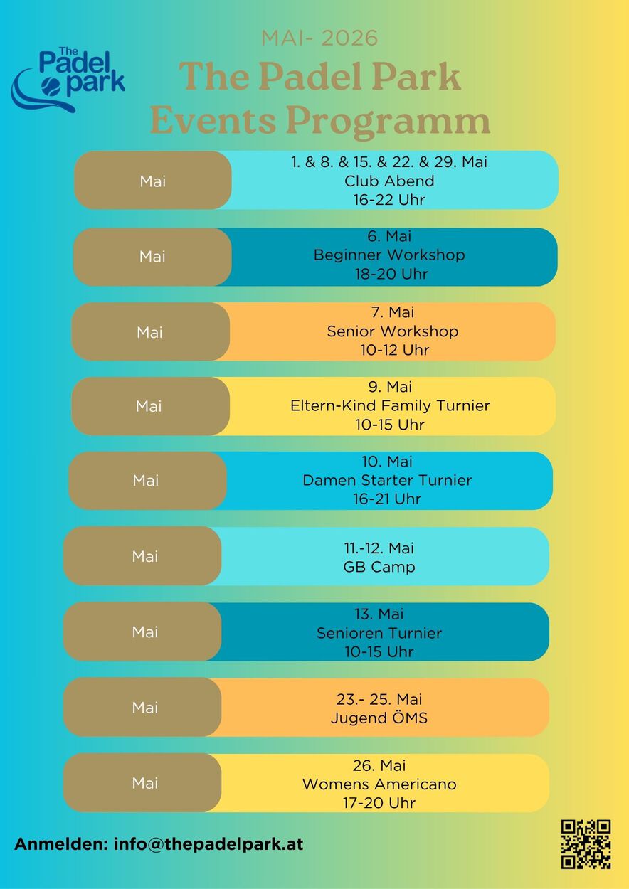 Unser Mai Events Programm ist jetzt online!